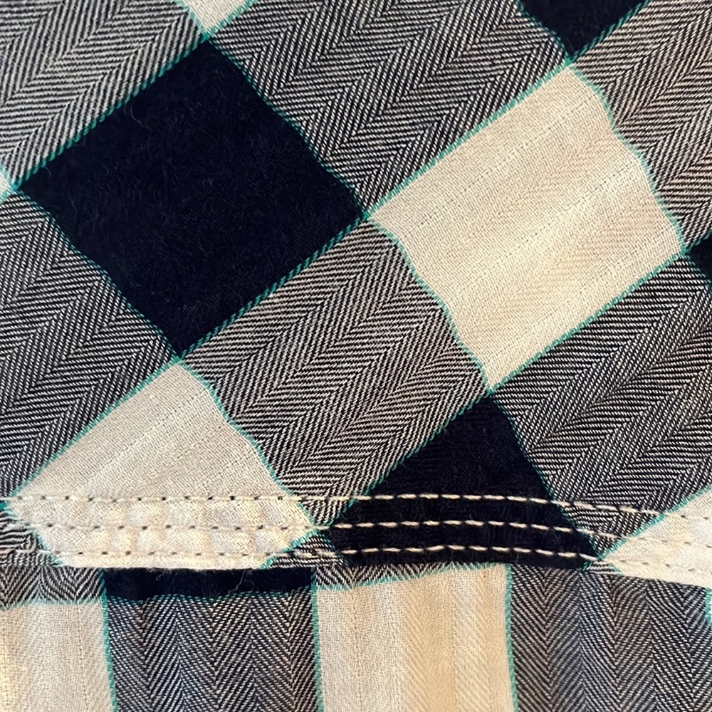 Blue plaid shirt - Picture 3 of 5